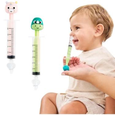Imagem de Lavador Nasal Seringa Bebê Lavagem Higienização Infantil Bico Silicone