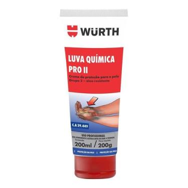Imagem de Luva Química PRÓ II 200g - Wurth - Proteção contra Agentes Químicos