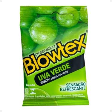Imagem de Preservativo Blowtex Uva Verde Camisinha Masculina