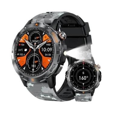 Imagem de Relógio Inteligente Bluetooth Masculino Com Tela Grande LIGE 2025 1.53