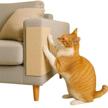 Imagem de Arranhador Adesivo Para Gato Protetor Para Sofá Cama Carpete Premium Móveis Parede Tapete Para Gatos(Cinza Claro)