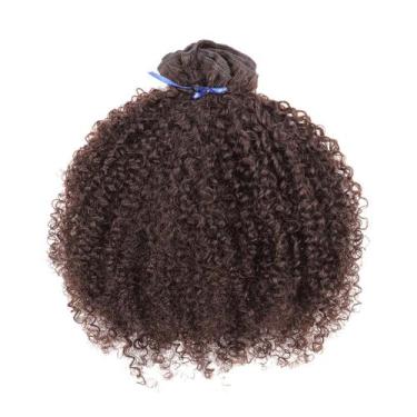 Imagem de Cabelo Natural Crespo 50cm com Tecimento Textura Coily De Benguela Cas