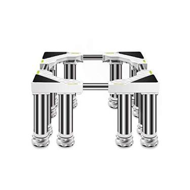 Imagem de Suporte para móveis, base de máquina de lavar pés, base de máquina de lavar antiruído, base de máquina, suporte de geladeira, suporte de 45 a 65 cm, suporte de lavagem ajustável para secadoras C (3,5