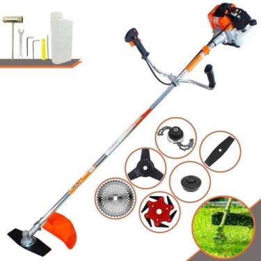 Imagem de Podador de Grama À Gasolina Vulcan VR430S 43cc 1,7HP Roçadeira Multifu