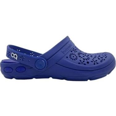 Imagem de Sandália Babuche Casual Feminina Floral Borracha Conforto Boaonda 1317-123-Feminino