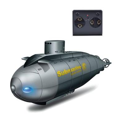 Imagem de Mini controle remoto RC Submarine GoolRC 12 cm à prova d'água 6M