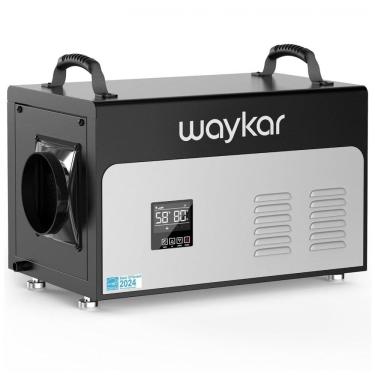 Imagem de Desumidificador Comercial Waykar 61 litros Energy Star Mais Eficiente com Bomba e Mangueira de Drenagem para Espaços de Rastejamento