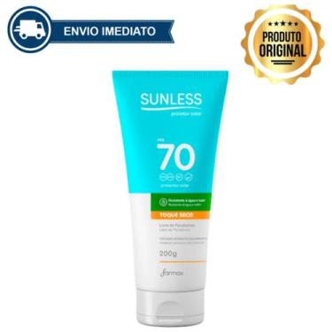 Imagem de Protetor Solar Corporal e Facial 200g Sunless Toque Seco e Pele Proteg