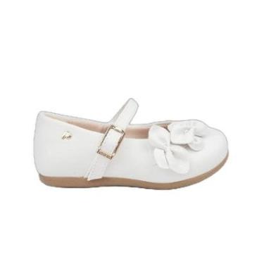Imagem de Sapato Infantil Pampili Branco Festa Batizado Casamento-Feminino