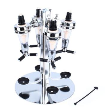 Imagem de Porta Bebidas Giratório Dosador Automático 4 Garrafas Lorben