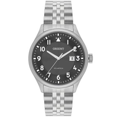 Imagem de Relógio Orient Masculino Ref: Mbss1518 G2sx Casual Solar Prateado