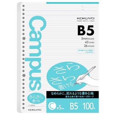 Imagem de Papel de notebook solto Kokuyo em B5 100 folhas Roh-836C (importação do Japão)