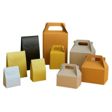 Imagem de Kit 20 Caixas de Papel para Presentes, Embalagem para Presentes, Doces e Festas ideal para aniversários, festas, eventos organização prática e apresentação charmosa(Caixa 17 Branca)