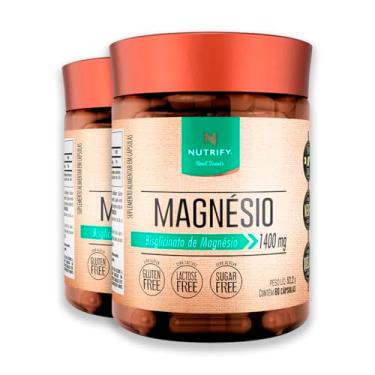 Imagem de Kit 2 Magnésio Nutrify 60 Cápsulas