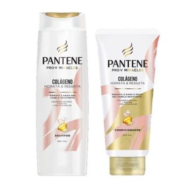 Imagem de Kit Pantene Shampoo E Condicionador Pro-v Miracles Colágeno - Procter 