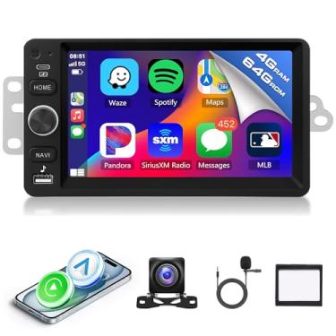 Imagem de 8 núcleos 4G + 64G Android carro estéreo para Chevrolet Chevy Silverado Impala Tahoe GMC Sierra Yukon Wireless Carplay Android Auto 2003-2006, rádio com tela sensível ao toque GPS WiFi BT 5.0 FM DSP