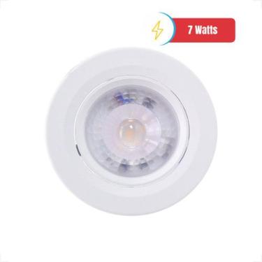 Imagem de Kit Luminária Led Spot 5w 7w 10w Quadrado Redondo Embutir Branco Frio 