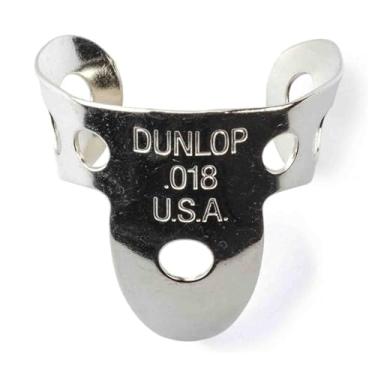 Imagem de Jim Dunlop 33R18 0,018 polegadas níquel prata dedo e polegar, pacote com 20