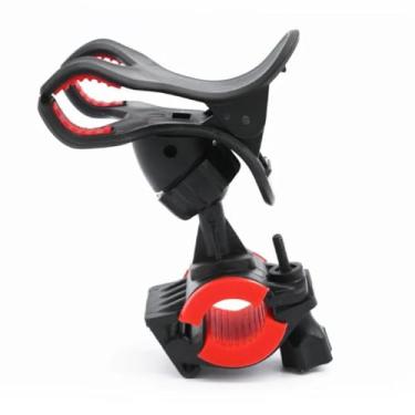 Imagem de Suporte de Celular Universal para Pedestal de Microfone Garra Ajustável 360° para Músicos Baterista Estante de Partitura Musical Lives Gravações de Vídeo - Compatível com Tubos até 29mm - I2 ITWO