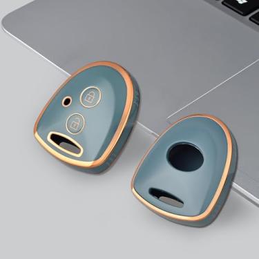 Imagem de Capa para chave de carro de TPU (poliuretano termoplástico), capa de proteção para chave automotiva Perodua, capa moderna, 2 botões, acessórios de carro