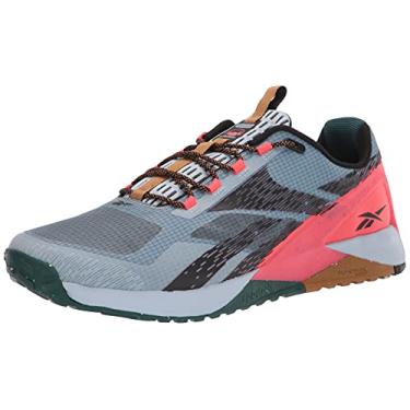 Imagem de Reebok Tênis masculino Nano X1 Tr Adventure Cross Trainer, Cinza/preto/cereja neon, 8.5