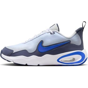 Imagem de Nike Tênis infantil unissex Air Max Nova (criança grande), Cinza futebol/Hyper Royal/Thunder Blue, 20