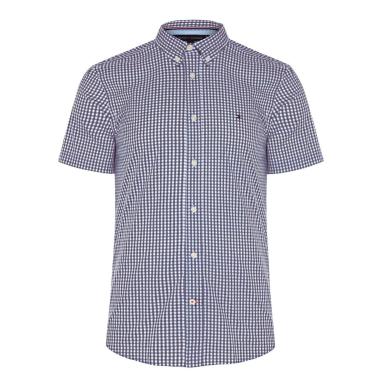 Imagem de Camisa Xadrez Tommy Hilfiger Azul Marinho-Masculino