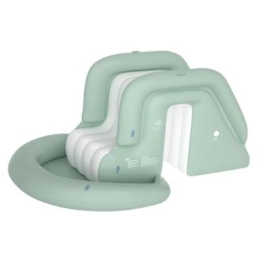Imagem de RNXRZANK Tobogã Inflável para Piscina, Brinquedo Infantil para Festas de Verão No Jardim Ou Ao Ar Livre.