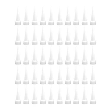 Imagem de RNXRZANK 50 Bicos de Calafetagem para Acabamento - Ferramentas Resistentes E Versáteis para Aplicação em Azulejos de Parede, Pisos E Cozinhas, Comprimento 4.7 Cm, Tamanho real