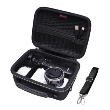 Imagem de XANAD Capa para câmera Sony Alpha ZV-E10 / ZV-1F / ZV-1 / ZV-1 II/ZV-E10L Kit de acessórios para vlogger para câmera tripé (GP-VPT2 BT) e microfone – bolsa de armazenamento de transporte, com alça de