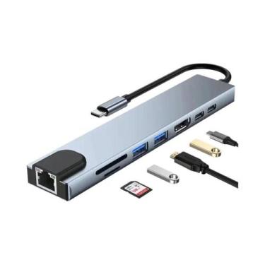 Imagem de Hub USB-C Thunderbolt 3: Estação De Acoplamento E Adaptador Tipo C Par