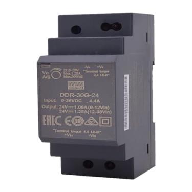 Imagem de Mean Well 30W Fonte De AlimentaçãO Dc-Dc Tipo Trilho Din Semi Modular Para LaboratóRio De Pc 24V 1.25A (DDR-30G-24 24V/1.25A/30W/DIN Rail Power)