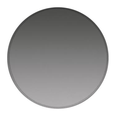 Imagem de Mouse pad redondo, cinza gradiente de 22,4 cm pequeno para jogos, tapete de mesa com base antiderrapante e borda costurada, tapete de mouse para teclado de computador para trabalho em casa e