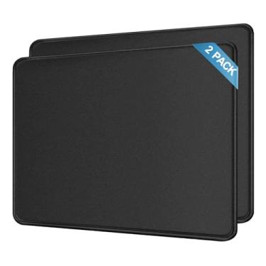 Imagem de Pacote com 2 mouse pads mousepads tapete de mesa de jogos protetor de mesa para entusiastas de videogame de PC, designers gráficos, animadores, acessórios essenciais de escritório para mouses com ou