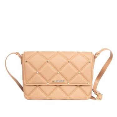 Imagem de Bolsa Feminina Moleca Tiracolo Matelasse Pequena Nude-Feminino