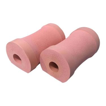 Imagem de Pegciuho Apoios para Flexões, Blocos de Espuma para Exercícios, Estáveis ​​e Portáteis, Acessórios para Pilates, Suporte para Pulsos E Apoios para Flexões, Rosa