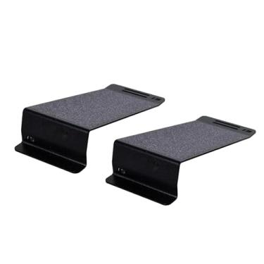 Imagem de Lljsszr 2x Blocos de Cunha de aço para Agachamento, Alongadores de Perna, Máquina de Elevação de Pernas, Agachamento com Calcanhar para Pilates, 15 Graus