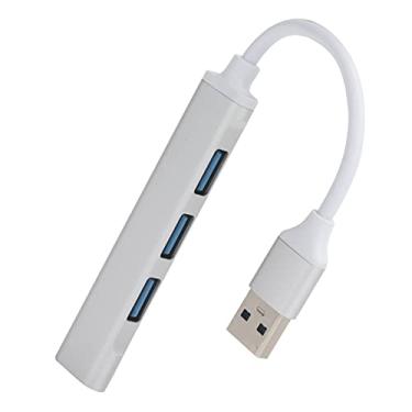 Imagem de SUNGOOYUE Hub USB 3.0 de 4 Portas, Liga de Alumínio, Transferência de Dados de Alta Velocidade de 5 Gbps, Plug and Play, Design Compacto para Desktop, Laptop