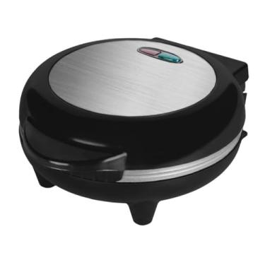 Imagem de Omeleteira Antiaderente Elétrica Dupla Luz Piloto Acabamento Em Inox Base Porta Fios 127V Ou 220V(127V-800W)