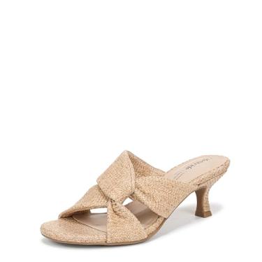 Imagem de LifeStride Sandália feminina de salto Nori, Ráfia bronzeada natural, 40