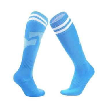 Imagem de Meias De Esporte Respiráveis Até O Joelho Para Futebol, Softbol E Beis