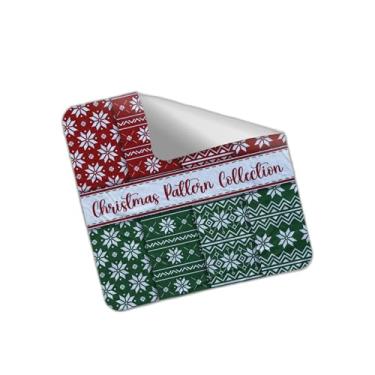 Imagem de Autocolantes Adesivos Redondos Natalinos Com Estampa De Camisola De Inverno 25 Unidades - Tamanho 50x50cm