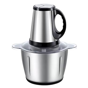 Imagem de Multiprocessador Elétrico de Alimentos 2L ou 3L • Tritura Carnes e Legumes • Potente e Cor Metalizada (3L 110V)