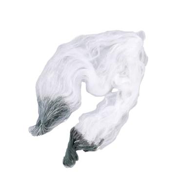 Imagem de Generic Rede de Pesca Durável 3 Camadas Resistente 50m Comprimento 1,5m Altura para Isca de Pesca Nylon para Pescador (4 dedos)