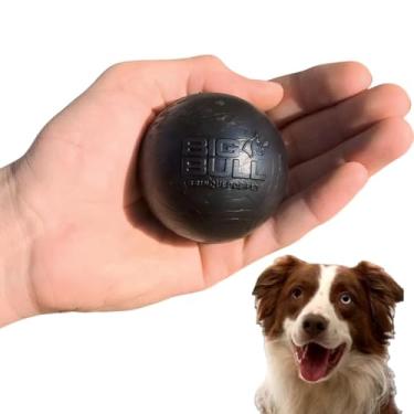 Imagem de Brinquedo Cachorro Bolas Borracha 55mm Para Cães Pet Médio (Preto)