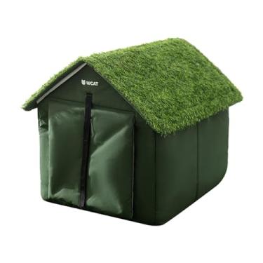 Imagem de Generic Casa para gatos ao ar livre, abrigo para gatinhos, canil portátil à prova d'água e à prova de sol, tenda para gatos para outono e inverno, L