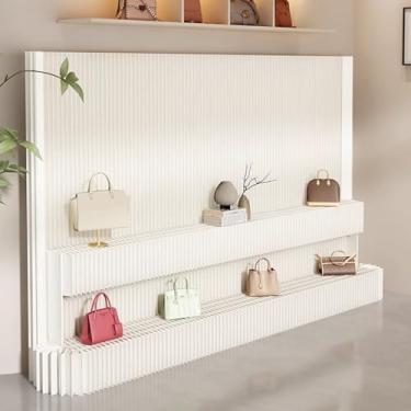 Imagem de Room divider Divisórias de sala de papel, prateleiras de exibição, sala de exposição de arte de escritório, decoração de fundo, tela independente(1-2MX2.4M)