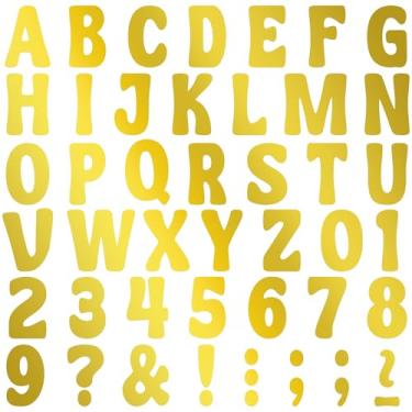 Imagem de 250 peças de letras para quadro de avisos, 20 folhas, adesivos grandes do alfabeto, letras autoadesivas de vinil, para cartaz, caixa de correio, número, exibição de sala de aula, decoração escolar