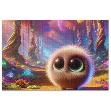 Imagem de Quebra-cabeça de criatura de animação 3D para adultos, 500 peças, presentes masculinos, exclusivos, família, brinquedo, arte