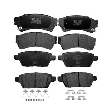 Imagem de PM Auto Substituição de pastilhas de freio dianteiras traseiras para Mazda 6 2006-2013, Ford Fusion 2006-2012, Lincoln MKZ 2007-2012, Lincoln Zephyr 2006-2011, Mercury Milan, conjunto de 8 pastilhas